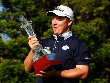 A happy George Coetzee with his first European Tour trophy